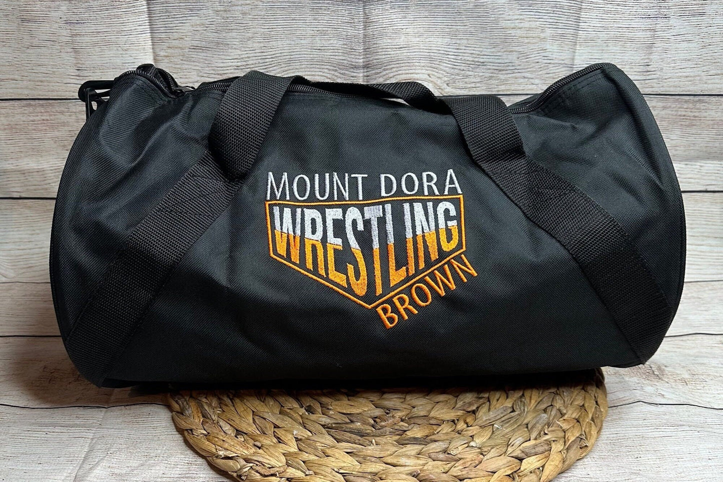 Personalized Wrestling Duffel Bag for Kids.• Embroidered Wrestler Gym Bag • Sport Duffel Bag • Sports Fan Gift • Overnight Weekender Bag
