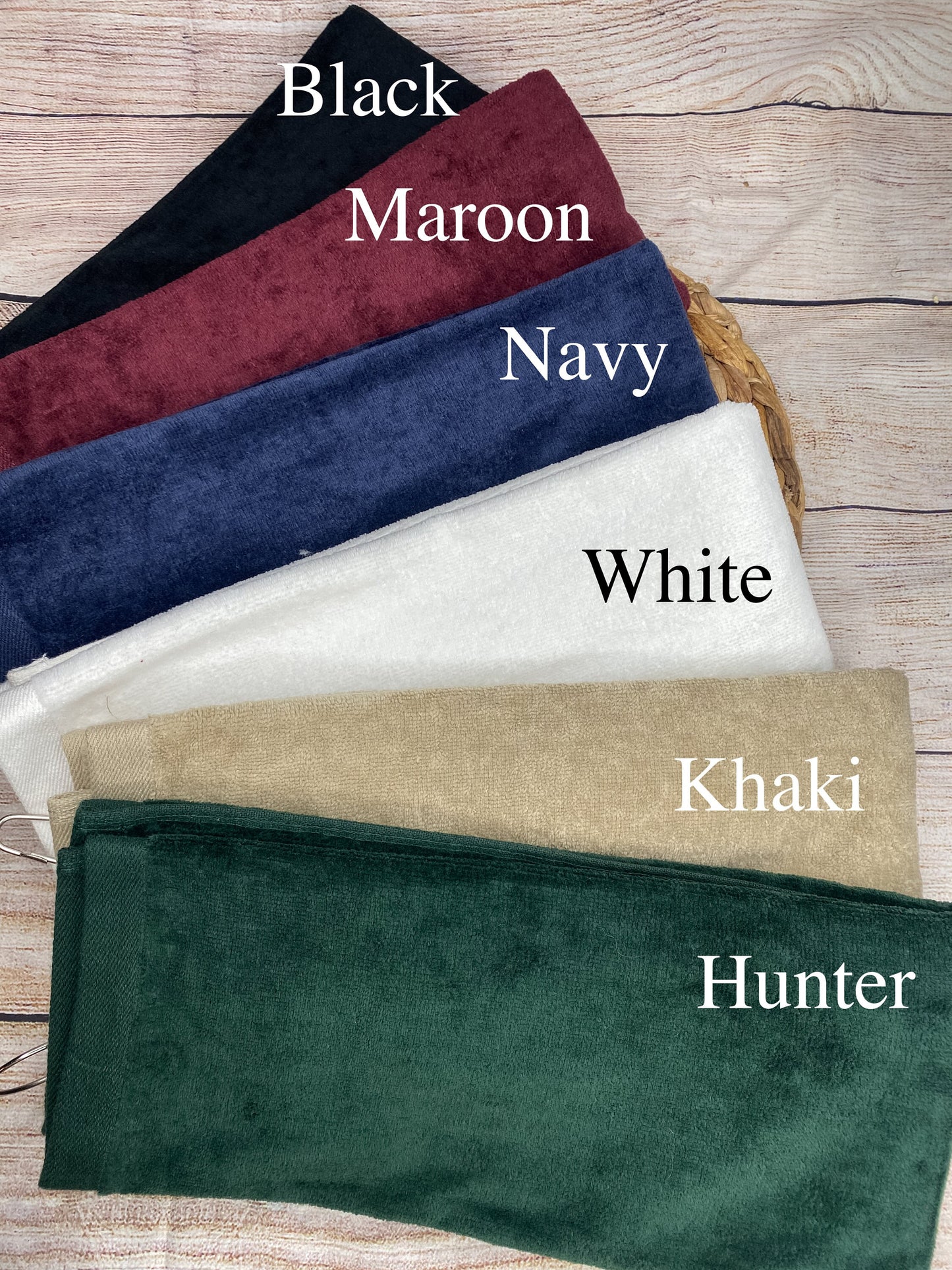 Personalized Sport Towel for Athlete • Athletic Towel with Name and Number Embroidered • Grommeted Tri Fold Towel • Gym Towel • Athlete Gift