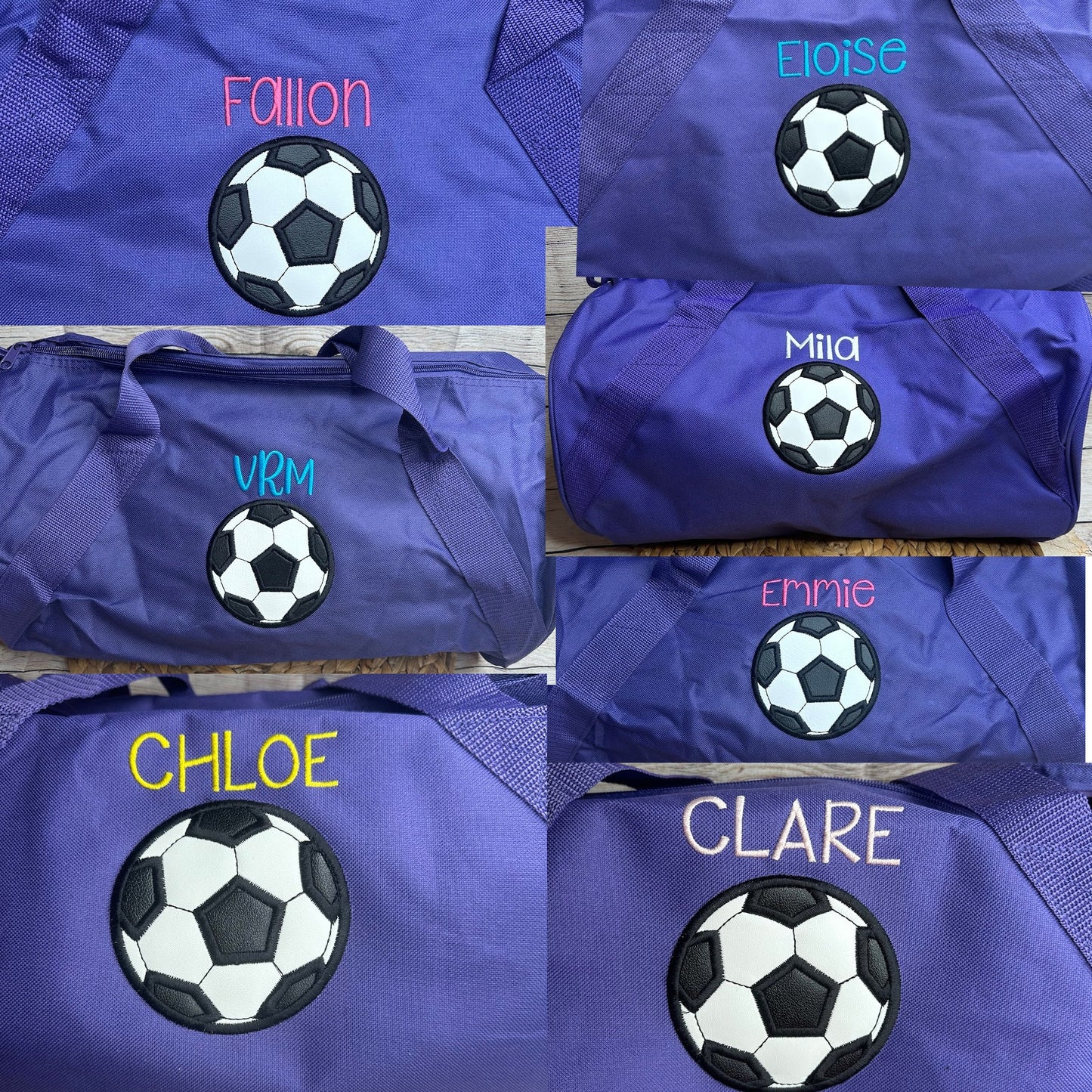 Personalized Soccer Duffle Bag • Embroidered Soccer Bag • Gift for Boys or Girls • Sport Duffel • Soccer Player Carryall Gym Bag • Game Day