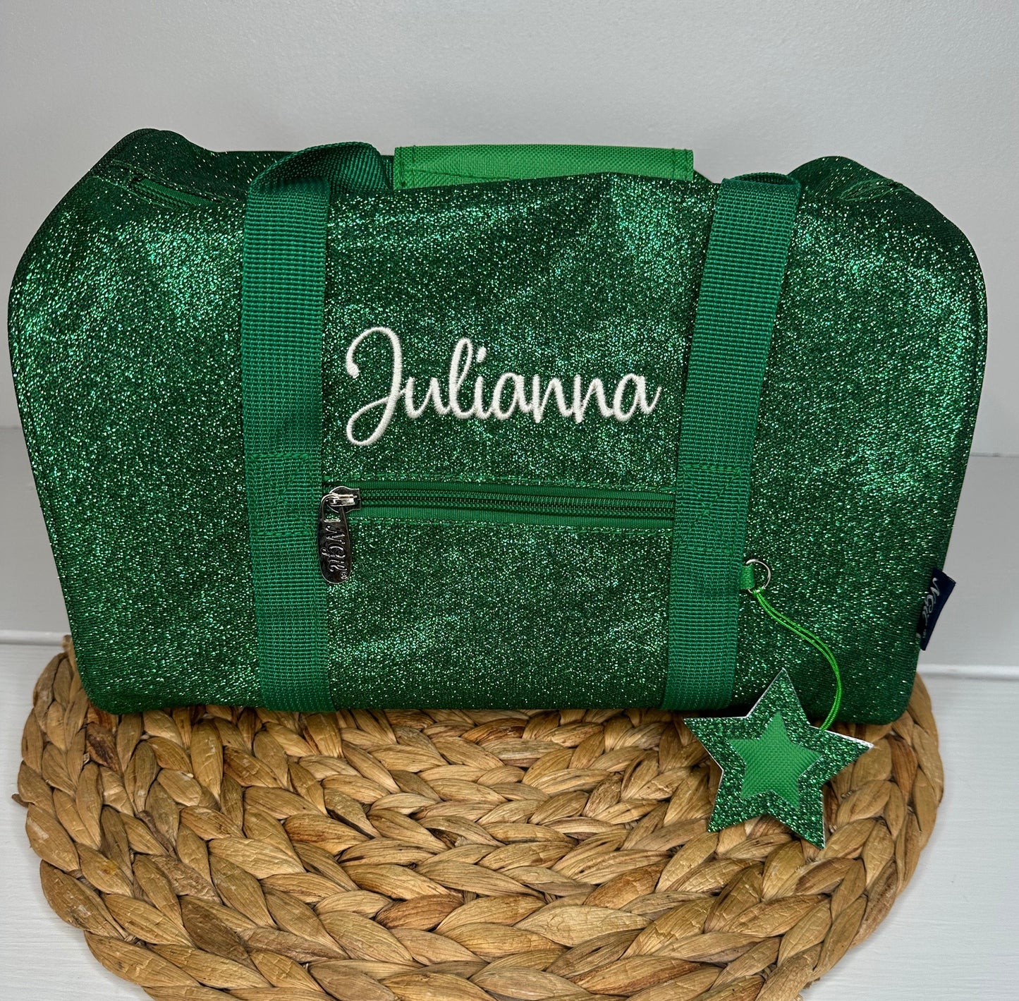 Personalized Mini Dance Duffel Bag • Embroidered Glitter Small Ballet Bag • Little Girl Dance Bag • Bag for Toddler Practice