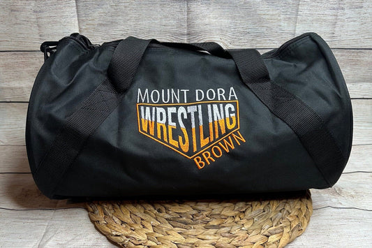 Personalized Wrestling Duffel Bag for Kids.• Embroidered Wrestler Gym Bag • Sport Duffel Bag • Sports Fan Gift • Overnight Weekender Bag